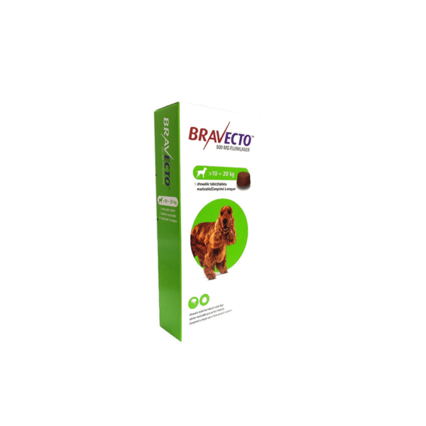 Bravecto Chew 500mg (10-20kg) MSD