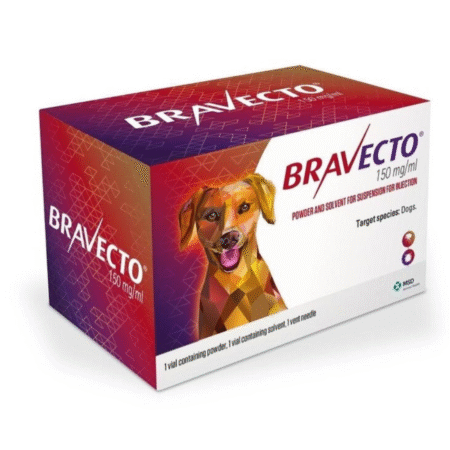 Bravecto injectable, powder and solvent for suspension (150mgml)