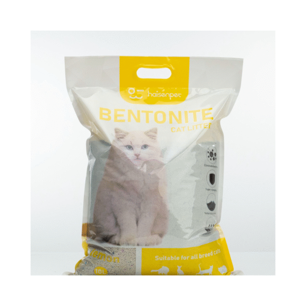 Cat Litter sand Bentonite Haisenpet Lemon