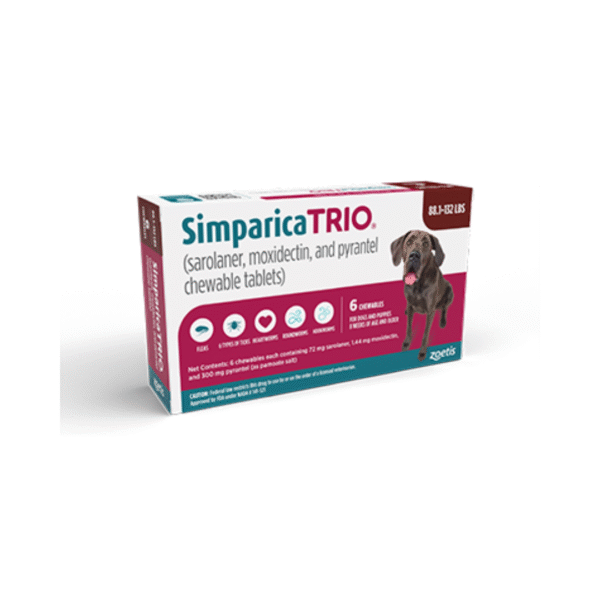 Simparica Trio Count 88.1-132 lbs
