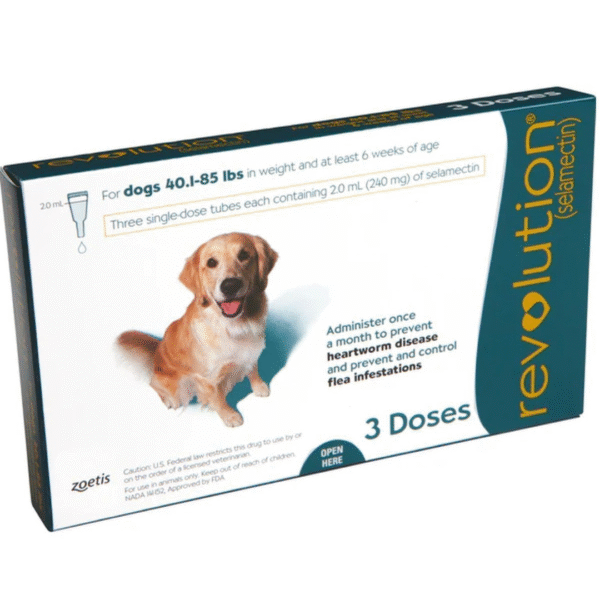 revolution for dogs zoetis selamectin spot on