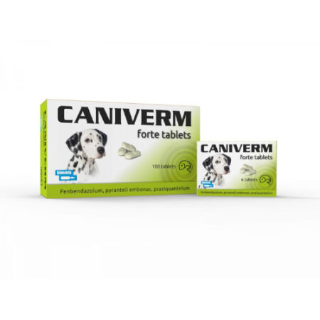 Caniverm Bioveta deworming tablet for cats and dogs