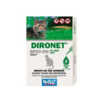 Dironet AVZ spot-on for cats antiparasite intern and extern