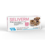 SELIVERM 15 mg spot-on solution for cats S and dogs XS