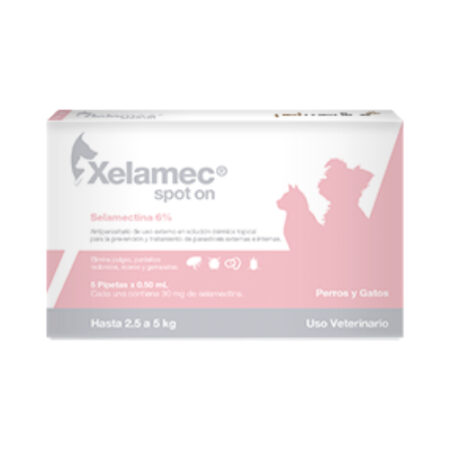 Xelamec Spot-On For Cats And Dogs From 2,5 To 5 Kg - 0,5 Ml