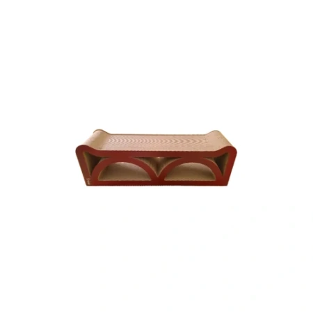 Double Arches Cardboard Scratch Lounger For Cats