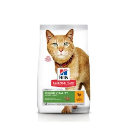 Dry food for cats senior vitality with chicken hills