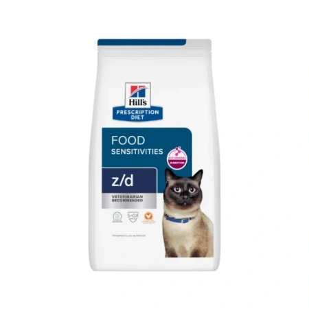 hill's prescription diet hills dry food for cats food sensitivities z d