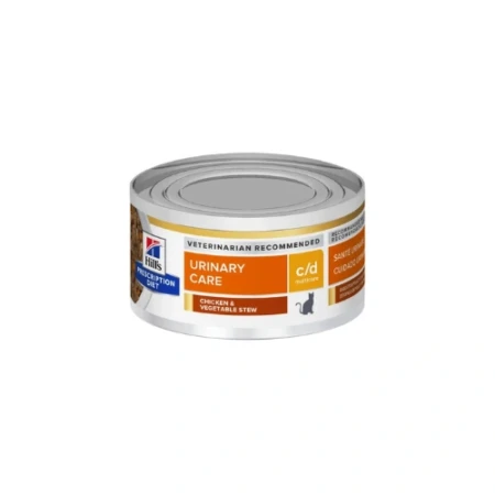 Hills Prescription Diet Cat cd Multicare Urinary Care Chicken and Vegetable Stew Wet Food 82g