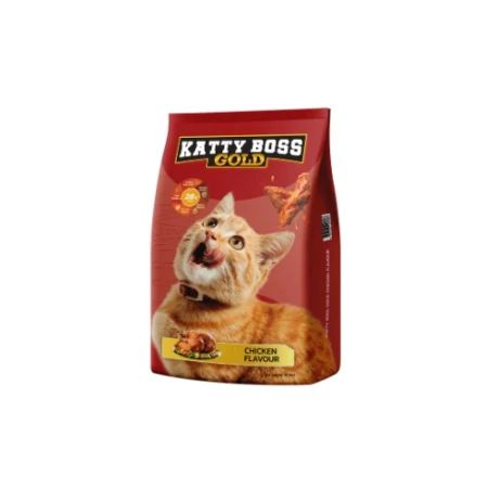 Katty boss gold with chicken dry food for cats 1 Kg