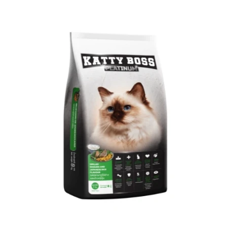 katty boss platinum Grilled Maguro and Japanese rice