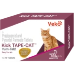 kick tape cat veko deworming one box 10 tab for 2 kg bw