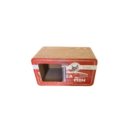 Scratching Cardboard Tuna Box Design